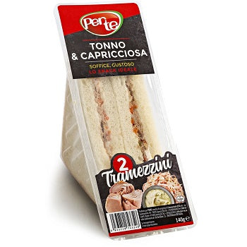 TRAMEZZINO TONNO E CAPRICCIOSA 130 GR