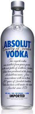 VODKA ABSOLUT BLU  LT1